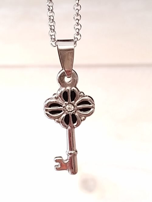 Amuleto Llave Flor Abre Caminos