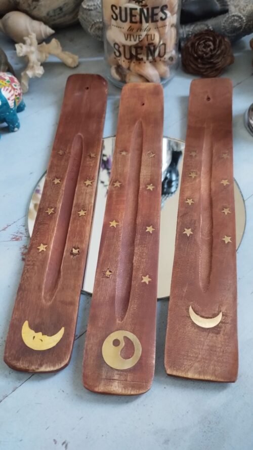 Porta sahumerio de madera