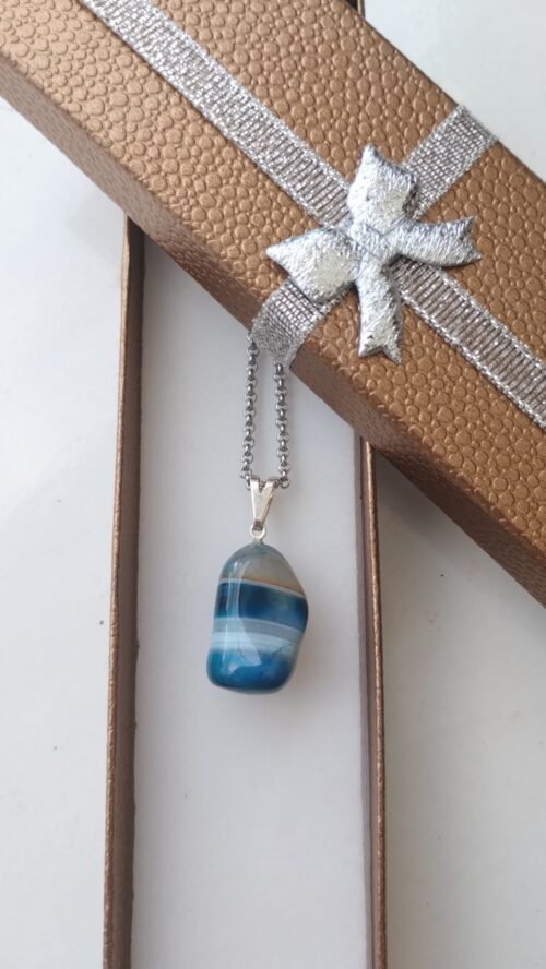 Colgante Ágata Azul