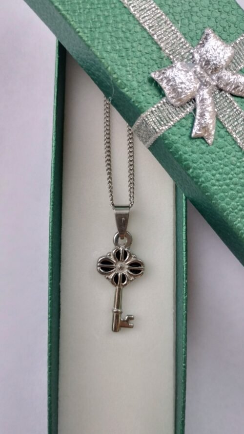 Amuleto Llave Flor Abre Caminos