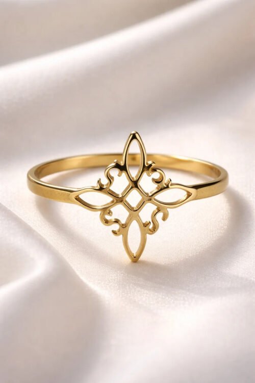 Anillo Nudo brujas Dorado