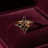Anillo Nudo de Brujas Dorado